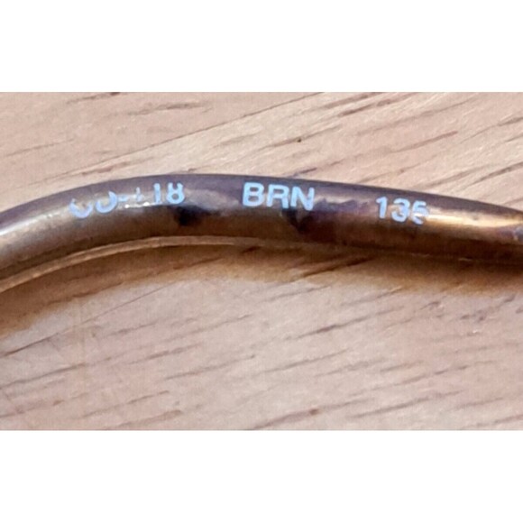 Catherine Deneuve Eyeglasses Frames CD-118 BRN 135 Gold/Pink Oval Flex Hinge - Picture 11 of 12